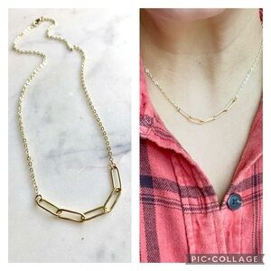 ✨Handmade/Handcrafted Dainty 18k Gold Plated Necklace